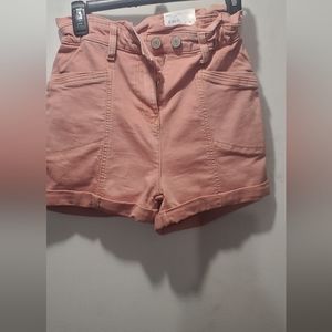So high rise utility short..stretch fabric..size 0